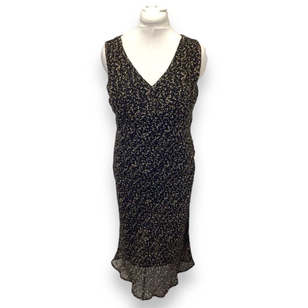 Faith, Love & Passion (FLP) Sleeveless Midi Length Sheath Dress, Black, Size 14